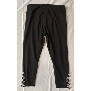 Thread 4 Thread Monica Criss Cross Crop Legging Black Size XL